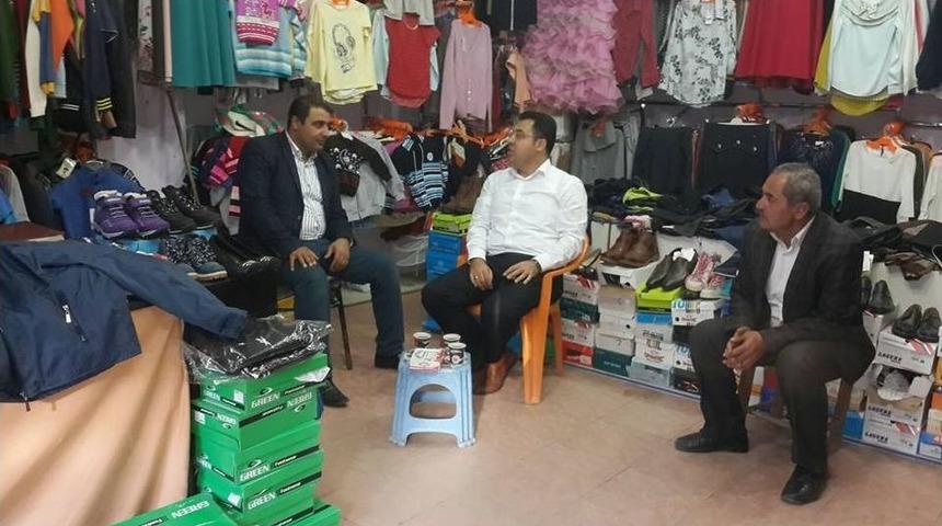 Kaymakam &Ouml;zcan, Esnaf Ziyaretinde