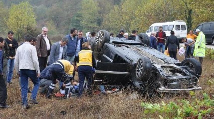 Yağışla Gelen Kaza: 4 Yaralı