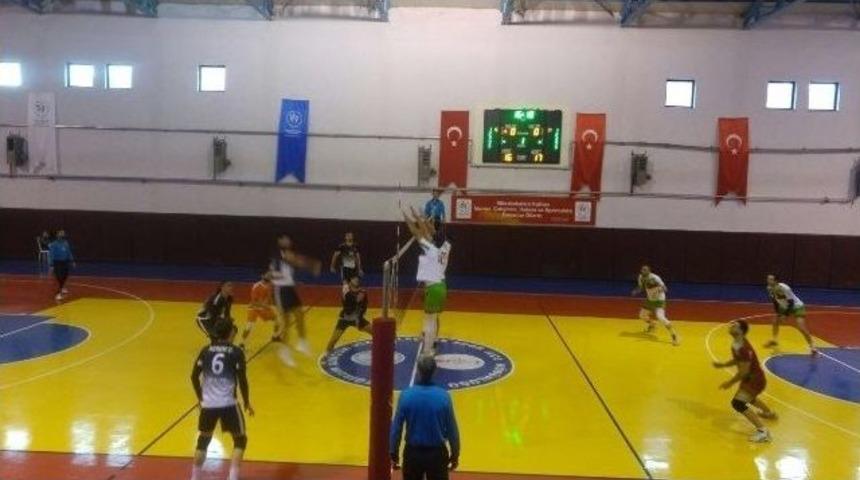 Tvf Erkekler 1. Lig: Eğirdir Elmaspor:3 - Alanya Belediyespor: 0