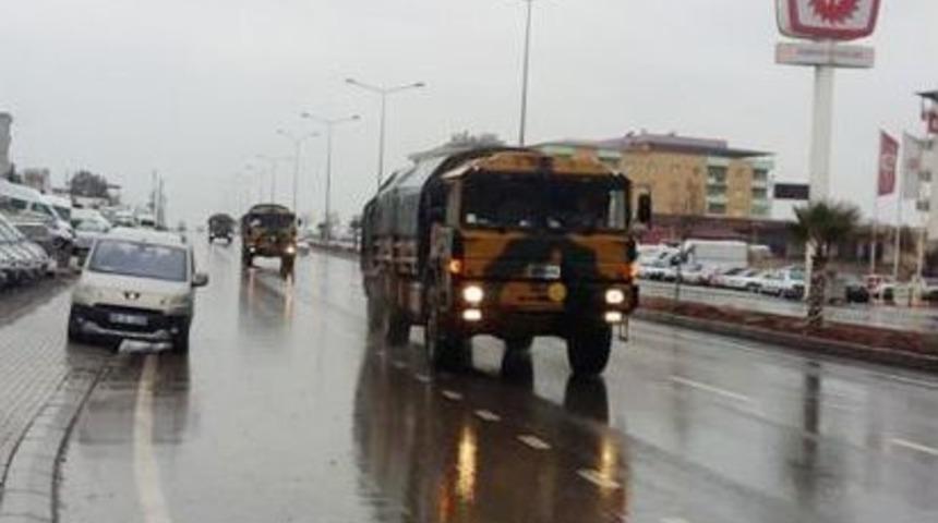 Afrin&rsquo;e Askeri Sevkiyat S&uuml;r&uuml;yor