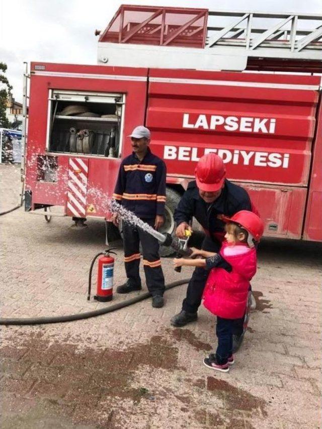 Lapseki’de İtfaiye Haftası Kutlamaları