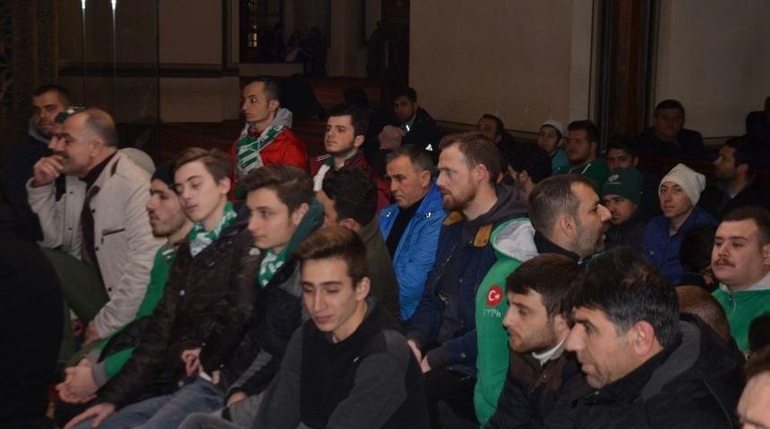 Bursasporlu Taraftarlar Afrin İ&ccedil;in Mevlid Okuttu