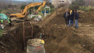 Horsunlu Kanalizasyonunda Çalışmalar Hızla Sürüyor