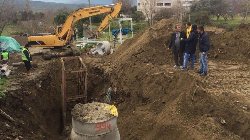 Horsunlu Kanalizasyonunda Çalışmalar Hızla Sürüyor