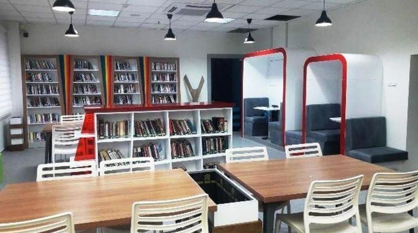 Aydın&rsquo;da Beş Yıldızlı Otel Konforunda K&uuml;t&uuml;phane