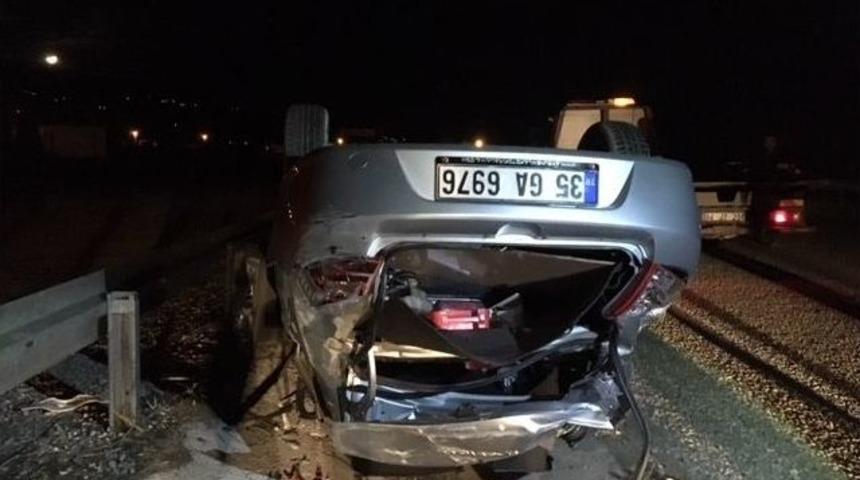 Manisa&rsquo;da Trafik Kazası: 1 &Ouml;l&uuml;