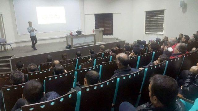 Belediye Personeline Uyuşturucuyla Mücadele Semineri