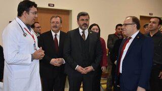 Vali Tutulmaz Ve Milletvekili Özkaya, Uygulama Ve Araştırma Hastanesi’nin Yeni Birimlerini İnceledi