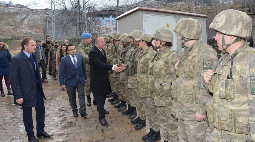 Vali Ali Fuat Atik, Pervari İl&ccedil;esinde İncelemelerde Bulundu