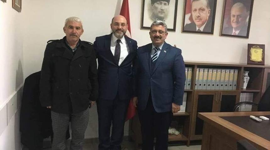 Başkan Karabulut Ve Altıntaş Heyeti&rsquo;nden &Ccedil;etinbaş&rsquo;a Tebrik Ziyareti