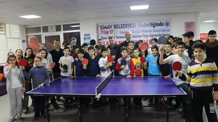 Simav&rsquo;da Masa Tenisi Turnuvası
