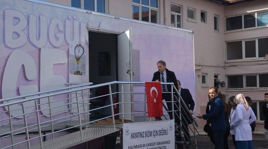 Pembe Tır Kanser Taramasına Başladı