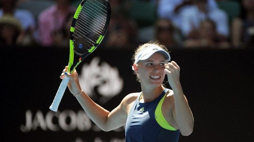Avustralya A&ccedil;ık&rsquo;ta Kadınla Finalin Adı Halep - Wozniacki Oldu