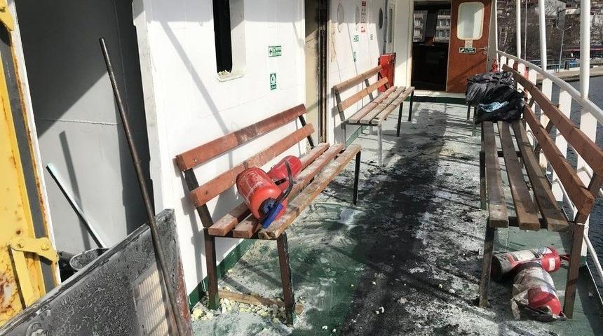 Seyir Halindeki Gemide Yangın