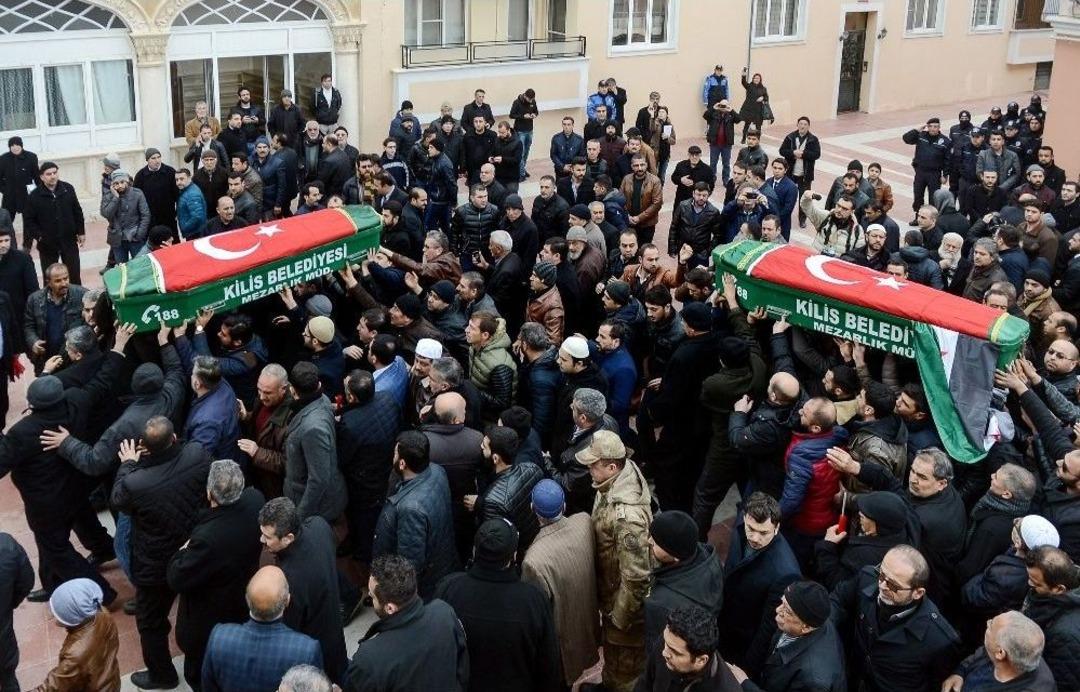 Kilis Şehitleri Son Yolculuğuna Uğurlandı
