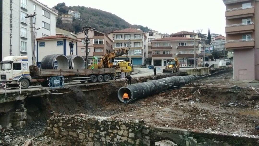 Kdz. Ereğli Belediyesi Alt Yapı &Ccedil;alışmalarını S&uuml;rd&uuml;r&uuml;yor