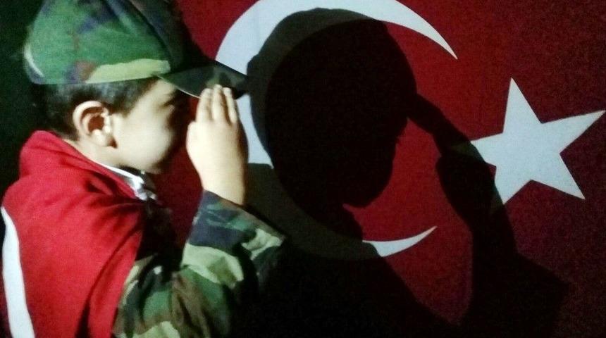 Miniklerden Afrin&rsquo;e "komando Andı" İle Mesaj