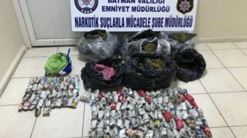 Batman&rsquo;da 22 Kilo 850 Gram Uyuşturucu Ele Ge&ccedil;irildi