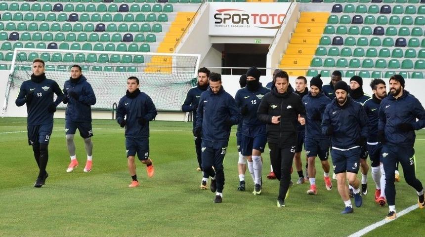 T.m Akhisarspor, Spor Toto Akhisar Belediye Stadında &Ccedil;alıştı