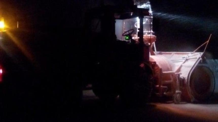 Konya-antalya Karayolu Kar Ve Tipi Nedeniyle Trafiğe Kapatıldı