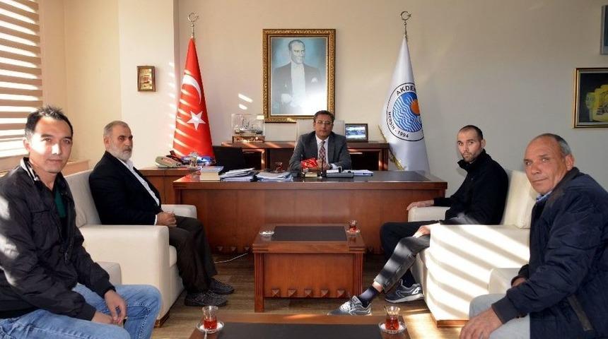 Ter&ouml;r Gazisinden Başkan Pamuk&rsquo;a Anlamlı Ziyaret