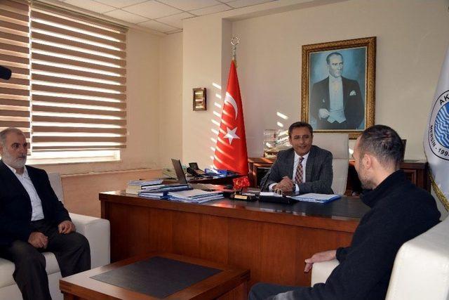 Ter&ouml;r Gazisinden Başkan Pamuk&rsquo;a Anlamlı Ziyaret 1