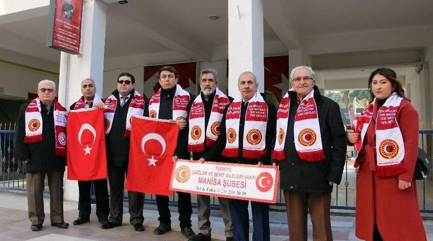 Şehit Babası Ve Gaziler Zeytin Dalı Operasyonuna Katılmak İçin Gönüllü Oldu