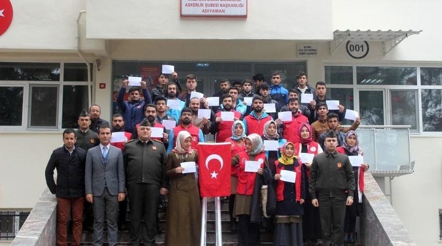 Adıyaman&rsquo;da Gen&ccedil; Kızlar Askerliğe Başvurdu