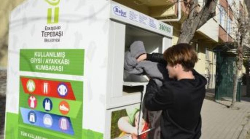 Tepebaşı&rsquo;nda Tekstil Atıkları Da Toplanıyor