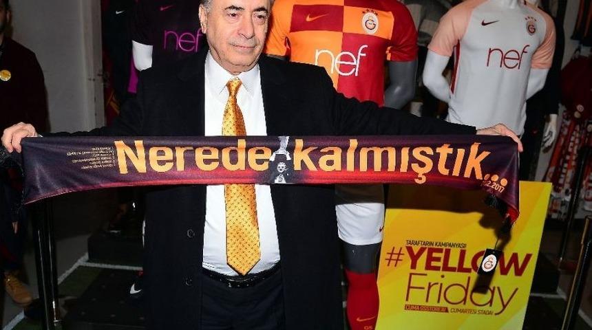 Galatasaray Taraftarlarından &lsquo;yellow Friday&rsquo; &Ccedil;ılgınlığı