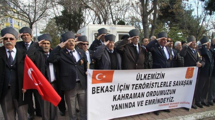 Tekirdağlı Gazilerden Zeytin Dalı Harekatı&rsquo;na Destek