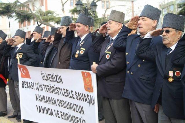 Tekirdağlı Gazilerden Zeytin Dalı Harekatı’na Destek