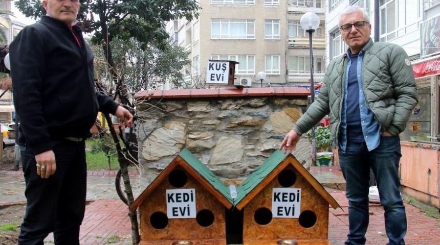 Duyarlı Esnaftan Sokak Hayvanlarına Yuva