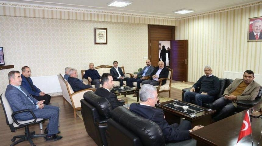 Ak Parti Erzincan Milletvekili Karakelle Ve Erzincan Belediye Başkanı Başsoy&rsquo;dan &Ccedil;ukurkuyu Belediyesi&rsquo;ne Ziyaret
