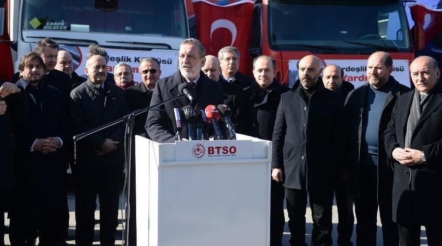 Bursa İş D&uuml;nyasından Suriyeli M&uuml;ltecilere Yardım Eli