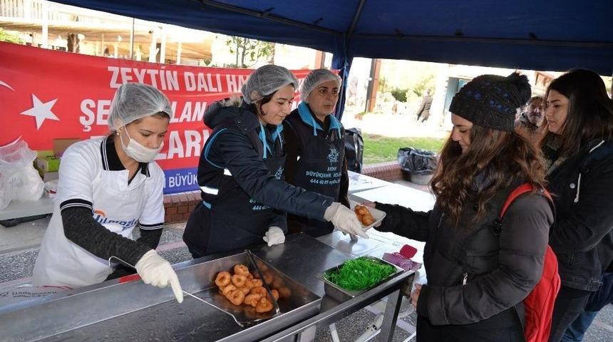 B&uuml;y&uuml;kşehirden Zeytin Dalı Harekatında Şehit Olan Askerler İ&ccedil;in Lokma Hayrı