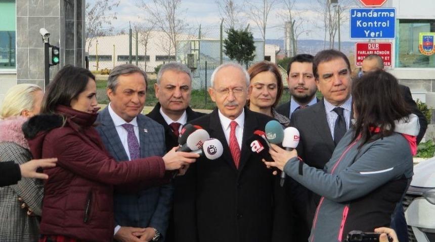 Chp Lideri Kılı&ccedil;daroğlu, Enis Berberoğlu&rsquo;nu Cezaevinde Ziyaret Etti