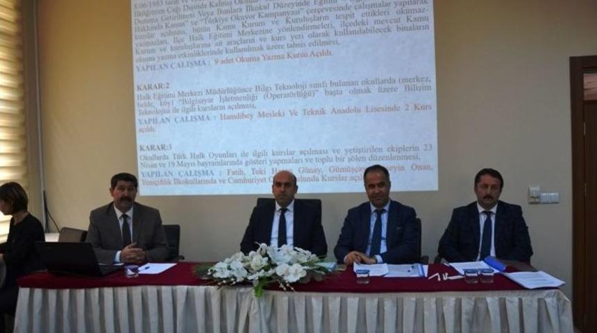 Biga&rsquo;da Hayat Boyu &Ouml;ğrenme Toplantısı Yapıldı