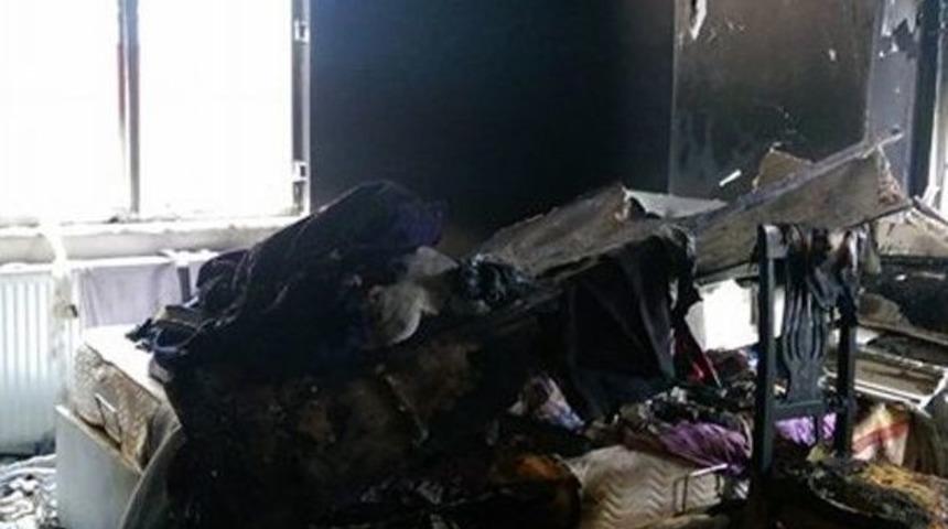 Fatsa&rsquo;da Ev Yangını