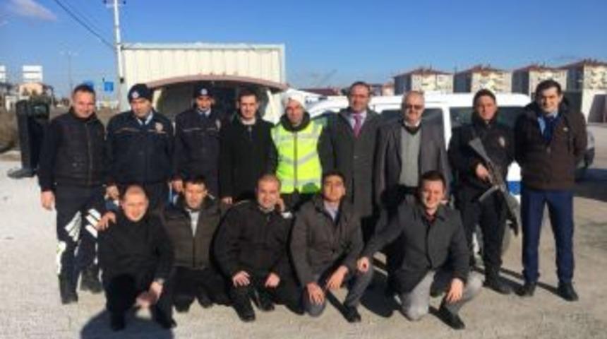 K&uuml;tahya Kyk Personelinden G&uuml;venlik G&uuml;&ccedil;lerine Moral Ziyareti