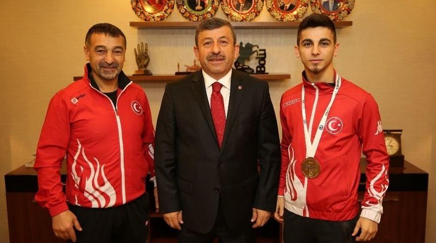 Karabacak Avrupa Şampiyonu&rsquo;nu Ağırladı