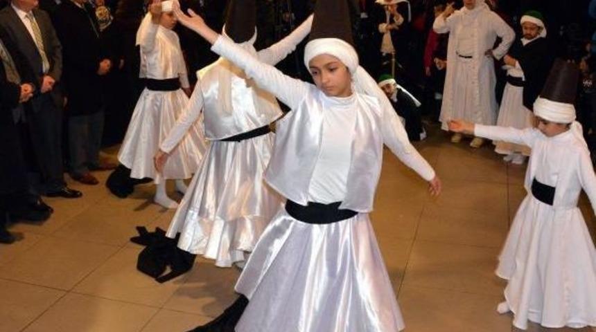 İşitme engelli &ouml;ğrencilerden sema g&ouml;sterisi