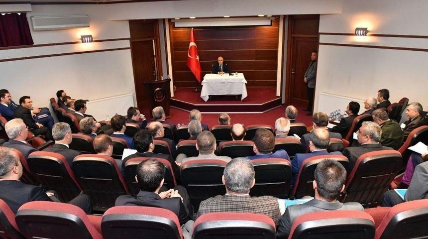 Vali Karahan Kaliteli Hizmet İ&ccedil;in Kurumlar Arası Koordinasyona Dikkat &Ccedil;ekti