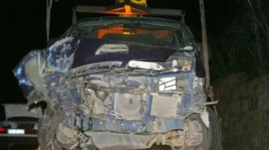 Marmaris&rsquo;te Minib&uuml;s Elektrik Direğine &Ccedil;arptı; 1 Yaralı