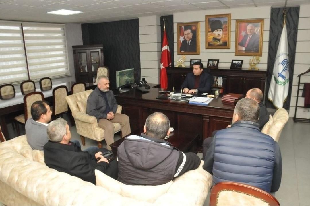 Başkan Bakıcı Kurum G&ouml;r&uuml;şmeleri G&uuml;n&uuml;nde Misafirlerini Ağırladı