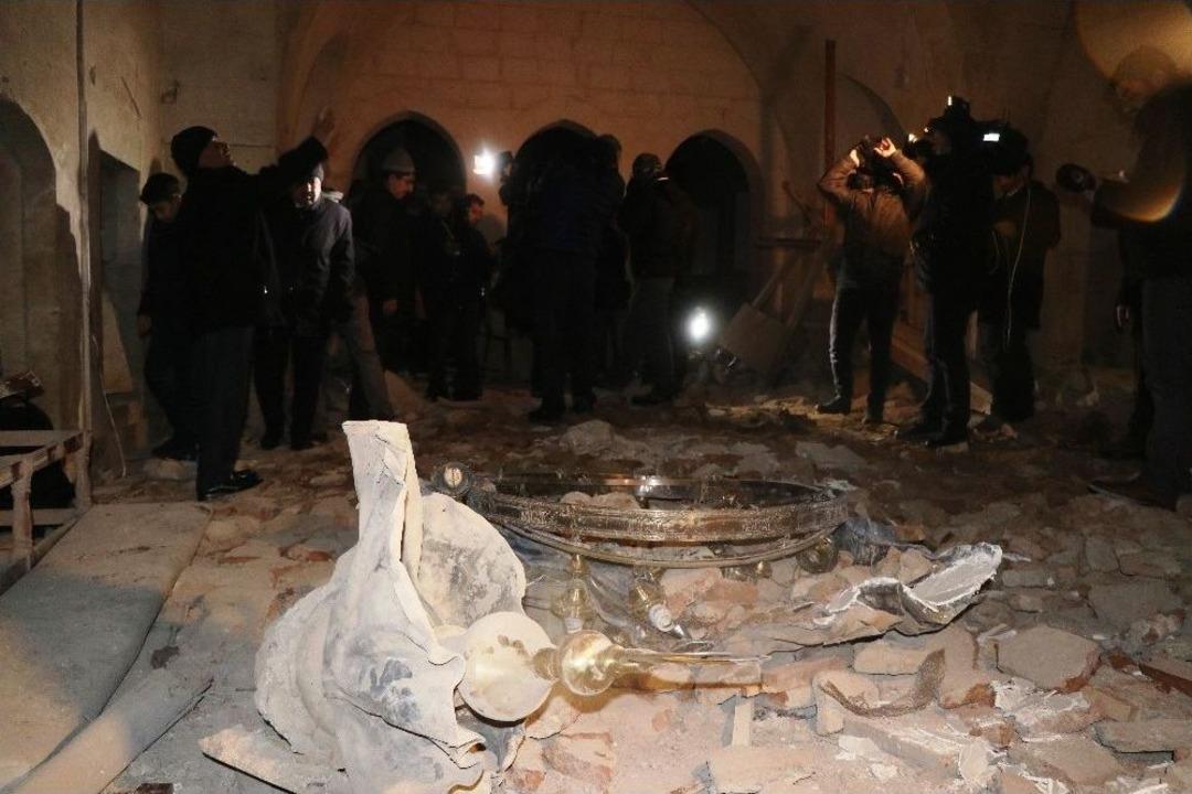 Diyanet İşleri Başkanı Erbaş, &Ccedil;alık Camii&rsquo;nde İncelemelerde Bulundu