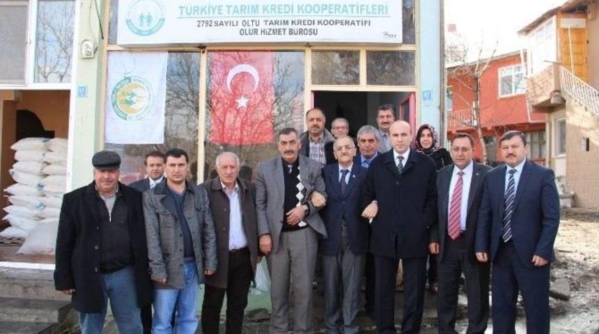 Olur&rsquo;da Tarım Kredi Hizmet B&uuml;rosu A&ccedil;ıldı