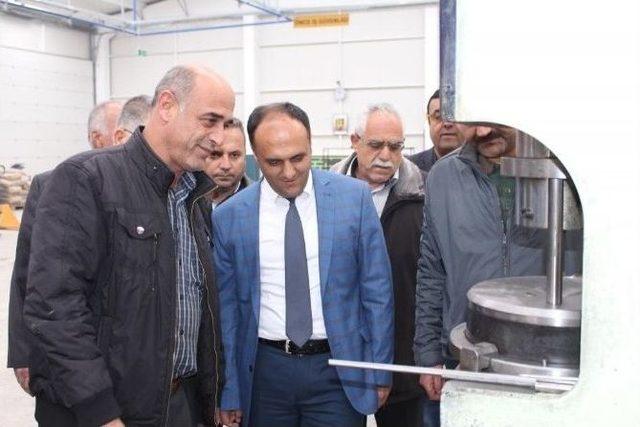 Başkan &Ouml;zaltun&rsquo;dan Sanayi B&ouml;lgesine Ziyaret 1