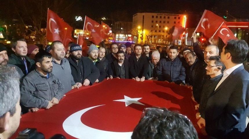 Taksiciler Afrin İ&ccedil;in Kan Verdi