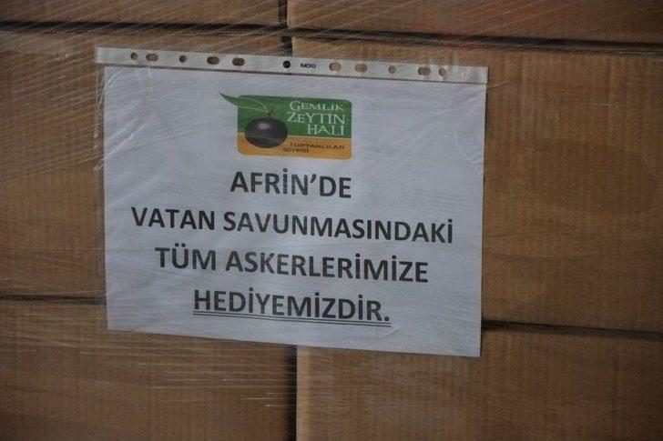 ‘zeytin Dalı’na Zeytin Diyarından Destek G5